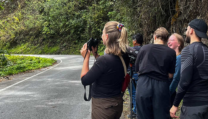 wildlife observation on manu road
